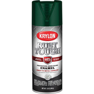 Krylon Rust Tough 12 Oz. Gloss Alkyd Enamel Spray Paint  Hunter Green