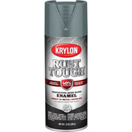 Krylon Rust Tough 12 Oz. Gloss Alkyd Enamel Spray Paint  Machinery Gray