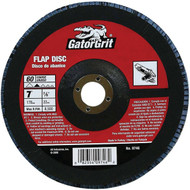 Gator Blade 7 In. x 7/8 In. 60-Grit Type 29 Angle Grinder Flap Disc