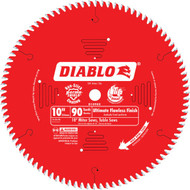 Diablo 10 In. 90-Tooth Flawless Finish Circular Saw Blade