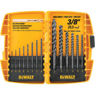 DEWALT 14-Piece Black Oxide Drill Bit Set  1/16 In. thru 3/8 In.