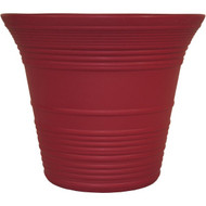 Myers Sedona 9 In. Polypropylene Warm Red Planter