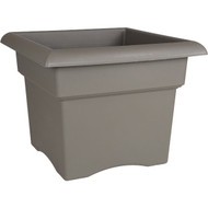 Bloem Veranda 18 In. Resin Charcoal Planter