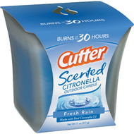 Cutter 11 Oz. 1-Wick Citronella Outdoor Candle  Fresh Rain Scented