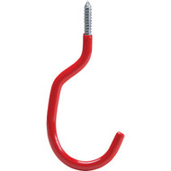 Screw-In Vinyl Coated Bicycle Storage Bulk Hook