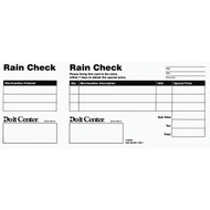 Do it Center Rain Check Form (25-Count)