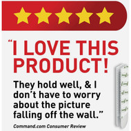 Command 10 Lb Black Picture Hanging Strips  4 Pairs