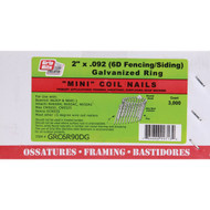 Grip-Rite 15 Degree Wire Weld Galvanized Coil Siding Nail  2 In. x .092 In. (3000 Ct.)