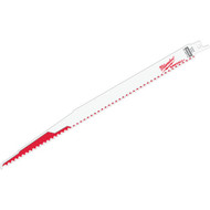 Milwaukee SAWZALL 12 In. 5 TPI Wood w/Nails Reciprocating Saw Blade