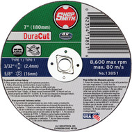 Shop Smith DuraCut Type 1 7 In. x 3/32 In. x 5/8 In. Masonry Cut-Off Wheel