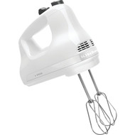 KitchenAid Ultra Power 5-Speed White Hand Mixer