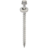 Acorn International 3 In. Washered Galvanized Metal To Wood Screw (250 Ct.)