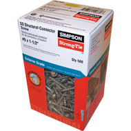 Simpson Strong-Drive #9 1-1/2 In. Hex Structure Screw (500 Ct.)