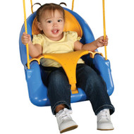 Swing N Slide Comfy-N-Secure Toddler Blue & Yellow Swing