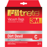 3M Filtrete Dirt Devil Type C Micro Allergen Vacuum Bag (3-Pack)