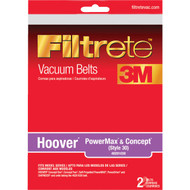 3M Filtrete Hoover Style 30 Concept One  Concept Two  and PowerDrive Vacuum Cleaner Belt (2-Pack)