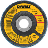 DEWALT 4 In. x 5/8 In. 60-Grit Type 29 Zirconia Angle Grinder Flap Disc
