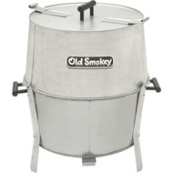 Old Smokey Jumbo 22 In. Dia. Silver Charcoal Grill