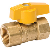 ProLine 1 In. FIP x 1 In. FIP Brass Gas Cock Ball Valve  2-Piece Body