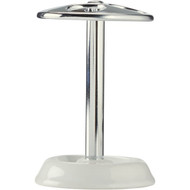 iDesign White/Chrome Toothbrush Holder
