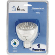 Home Impressions 1-Spray 1.75 GPM Fixed Showerhead  White