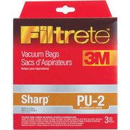 3M Filtrete Sharp Type PU-2 Allergen Vacuum Bag (3-Pack)