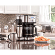 Hamilton Beach The Scoop Black 12 Cup 2-Way Coffee Brewer