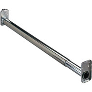 Knape & Vogt 18 In. to 30 In. Adjustable Closet Rod  Zinc