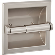 Home Impressions Aria Brushed Nickel Recessed Toilet Paper Holder