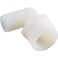 Anderson Metals 5/8 In. Barb x 1/2 In. MPT 90 Deg. Nylon Elbow