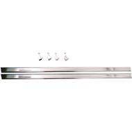 Easy Track 3 Ft. x 1 In. Closet Rod & Ends  Chrome