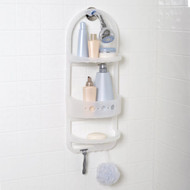 Zenith Zenna Home Plastic 10-1/4 In. x 26-1/4 In. Shower Caddy