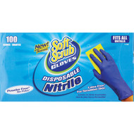 Soft Scrub 1 Size Fits All Nitrile Disposable Glove (100-Pack)