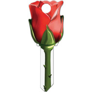 Lucky Line Rose Design Decorative House Key  KW11
