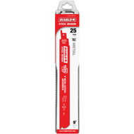 Diablo Steel Demon 9 In. 14/18 TPI Medium Metal Reciprocating Saw Blade (25-Pack)