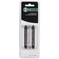 Liberty Black Plastic Cabinet Pull  2 Pack