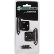 Liberty Oil Rubbed Bronze Self-Closing Overlay Hinge (2-Pack)