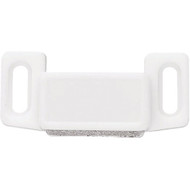Liberty White Economy Magnetic Catch with Strike (2-Count)