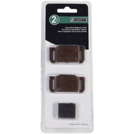 Liberty Brown Heavy-Duty Magnetic Catch with Strike (2-Count)