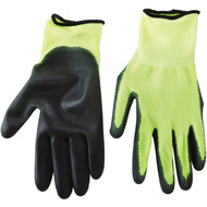 Do it Men's Medium High Visibility Polyurethane Coated Glove