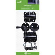National Black 3-Hinge Screen Door Kit
