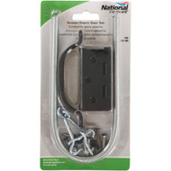 National Black 2-Hinge Screen Door Kit