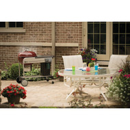 Weber Performer Deluxe 22 In. Charcoal Grill  Crimson