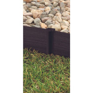 Master Mark 10 In. HDPE Black Terrace Board Edging Stakes (10-Pack)