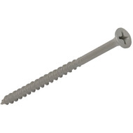 Grip-Rite PrimeGuard Standard #7 x 2 In. Phillips Gray Wood Deck Screw (400 Ct. Jar)