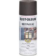 Rust-Oleum Stops Rust 11 Oz. Metallic Satin Spray Paint  Oil Rubbed Bronze