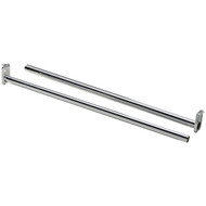 Stanley National 18 In. To 30 In. Adjustable Closet Rod  Bright Steel