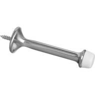 National 3 In. Satin Nickel Rigid Door Stop (2-Count)