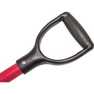 Bully Tools 22 In. Poly Combo Snow Pusher with 37 In. Fiberglass Handle