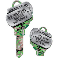 Lucky Line Dog Tags Design Decorative House Key  KW11